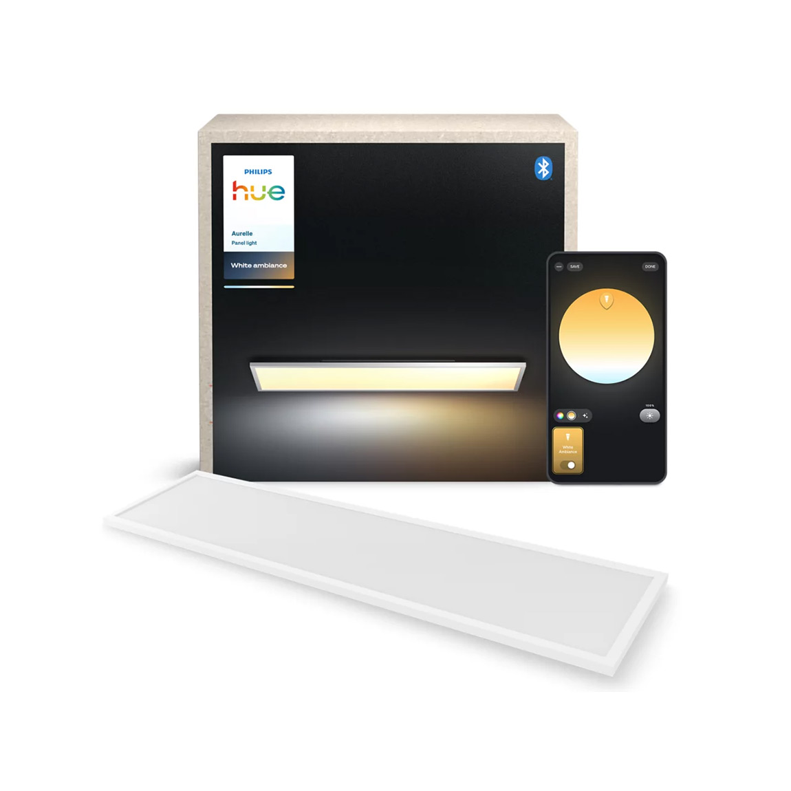 Thumbnail - Philips Hue White Ambiance Aurelle Panelleuchte - 120x30cm - Weiß