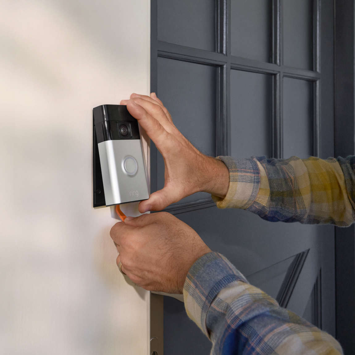 Thumbnail - Ring Battery Video Doorbell - Akku-Videotürklingel - Nickel