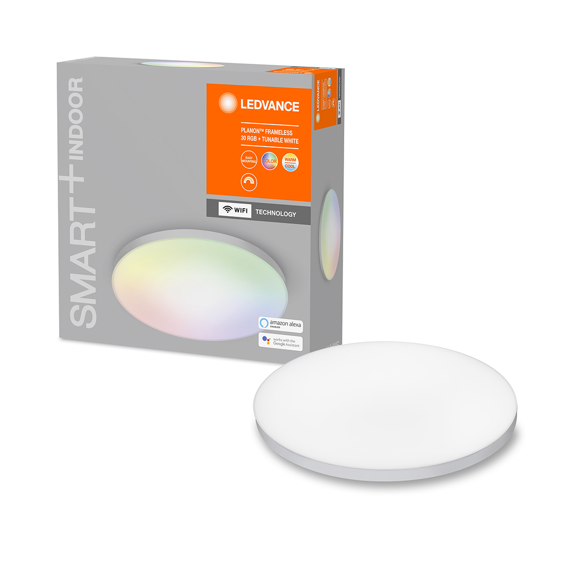 Thumbnail - Ledvance SMART+ Planon Frameless rund Farbig 300 mm 2er-Set