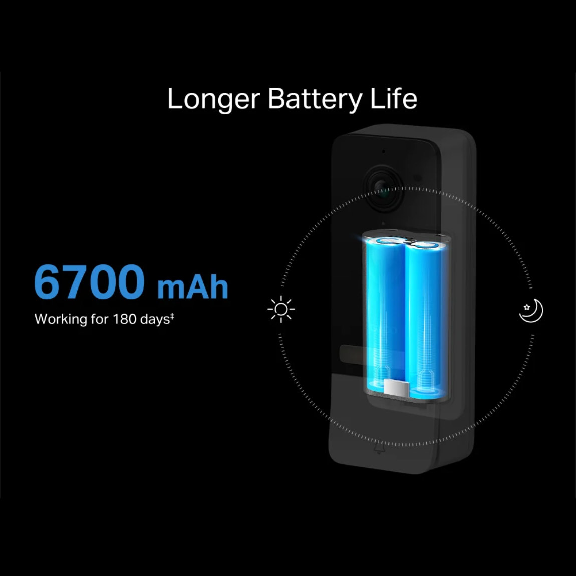 Thumbnail - TP-Link Tapo D230S1 - Smarte Batterie Video-Türklingel + A100 Extra Akku-Pack