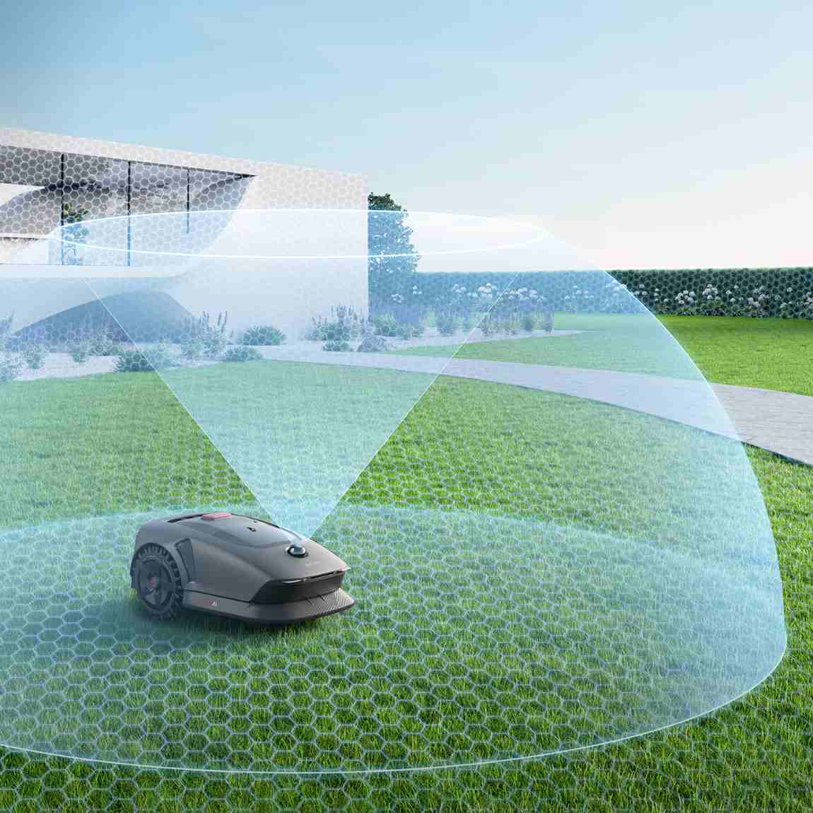 Thumbnail - MOVA 1000 - Mähroboter ohne Begrenzungsdraht - Grau
