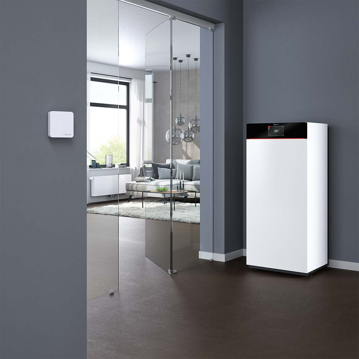 Viessmann ViCare Fußbodenthermostat + ViCare Klimasensor 6er-Set