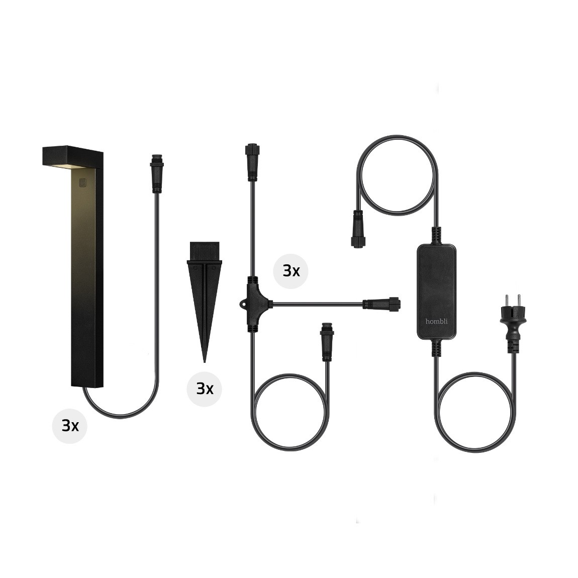 Hombli Smart Pathway Light Starter Kit + Smart Bluetooth Bridge