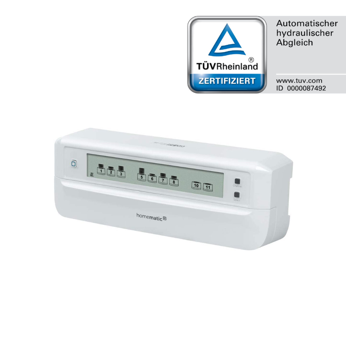 Homematic IP Fußbodenheizungs Set motorisch für 8 Räume