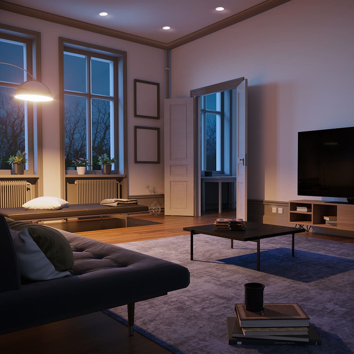 tink Basics White & Color GU10 Bulb mit Matter - 6er-Set