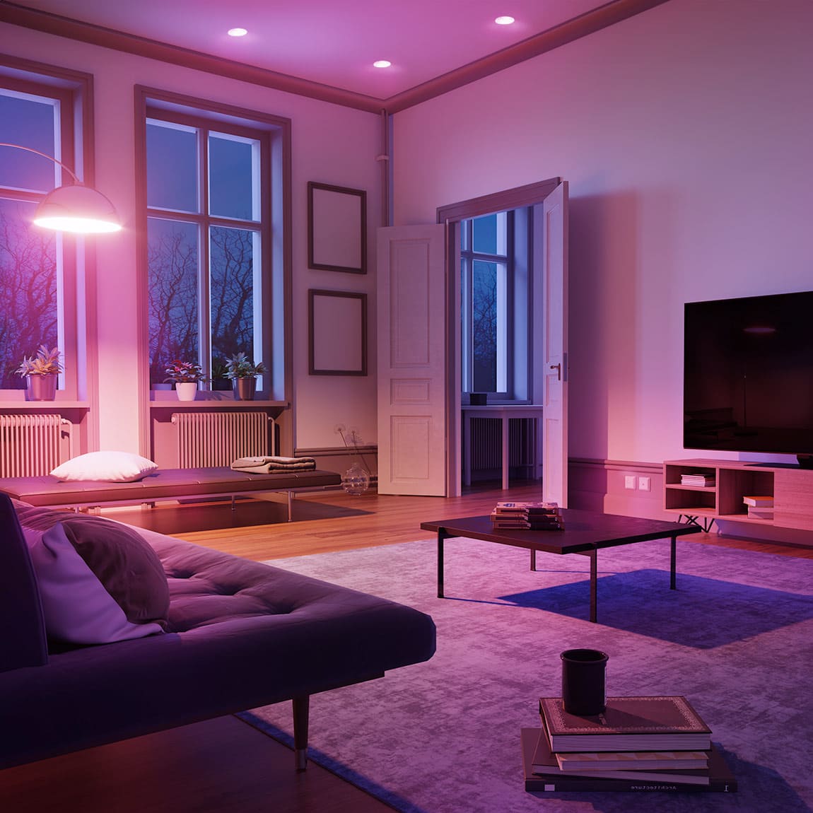 tink Basics White & Color GU10 Bulb mit Matter - 6er-Set