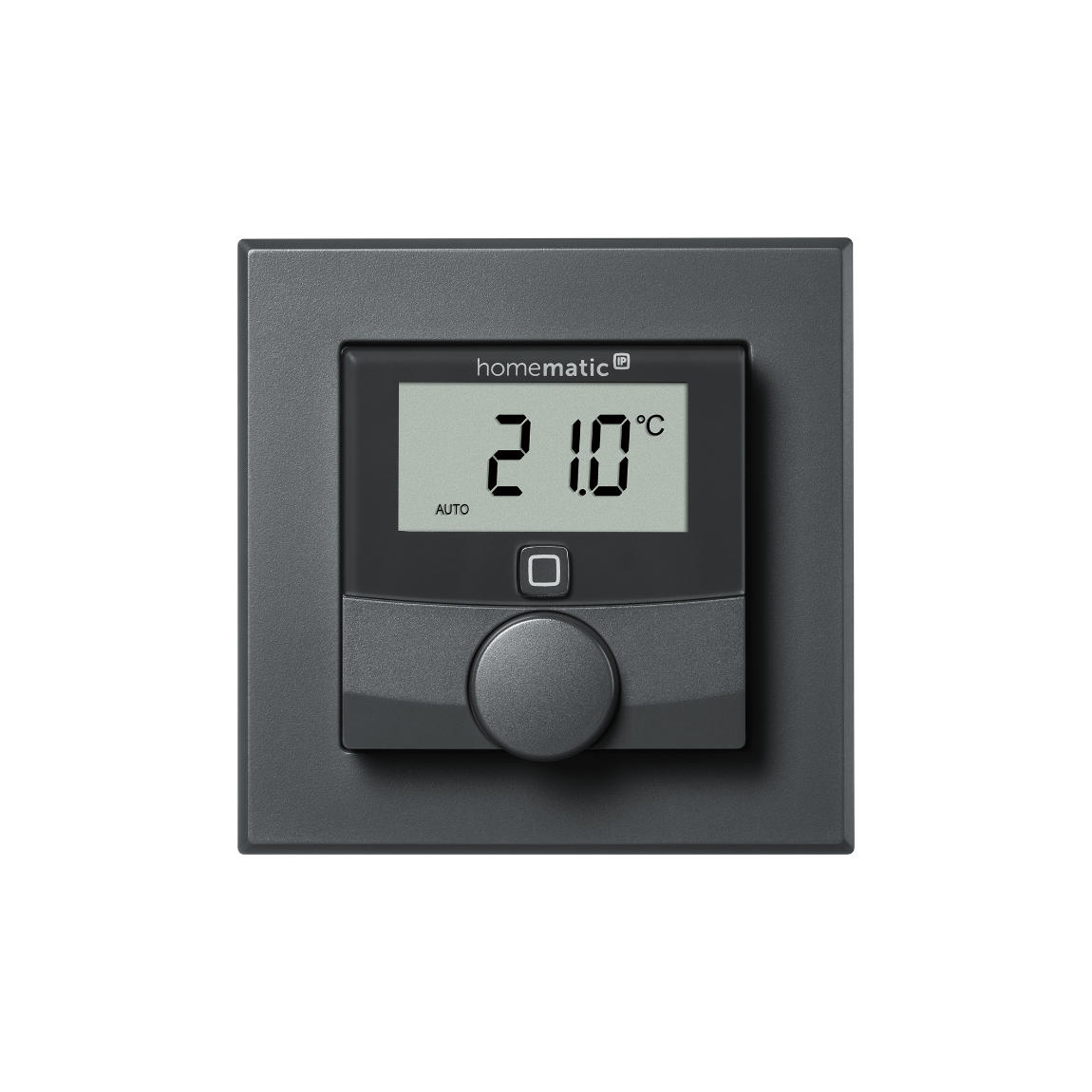 Homematic IP Wandthermostat mit Luftfeuchtigkeitssensor - Anthrazit
