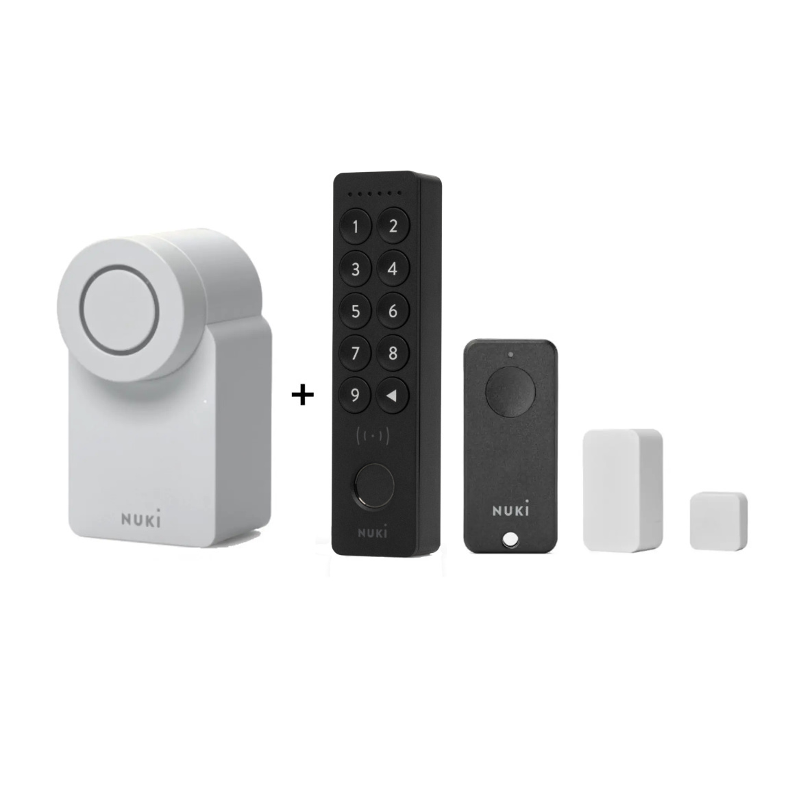 Nuki Smart Lock Go + Keypad 2 NFC + Door Sensor + Fob