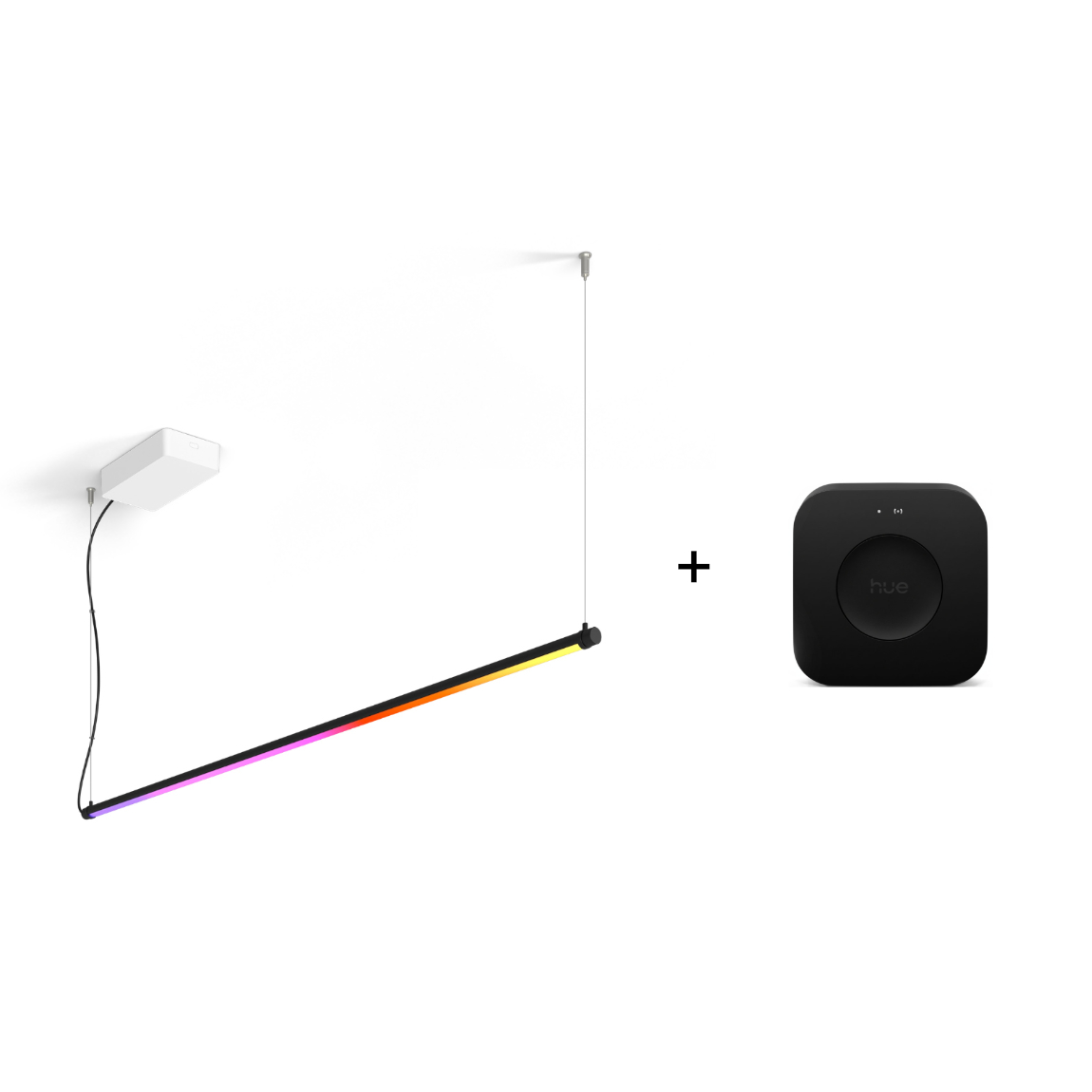 Philips Hue Starter Set - mit Bridge Pro + Gradient Signe Pendant Hängeleuchte