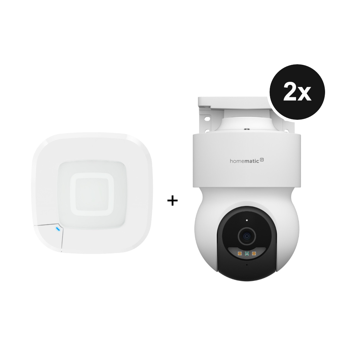 Homematic IP Starter Set - mit Access Point 2 + 2 Außenkameras