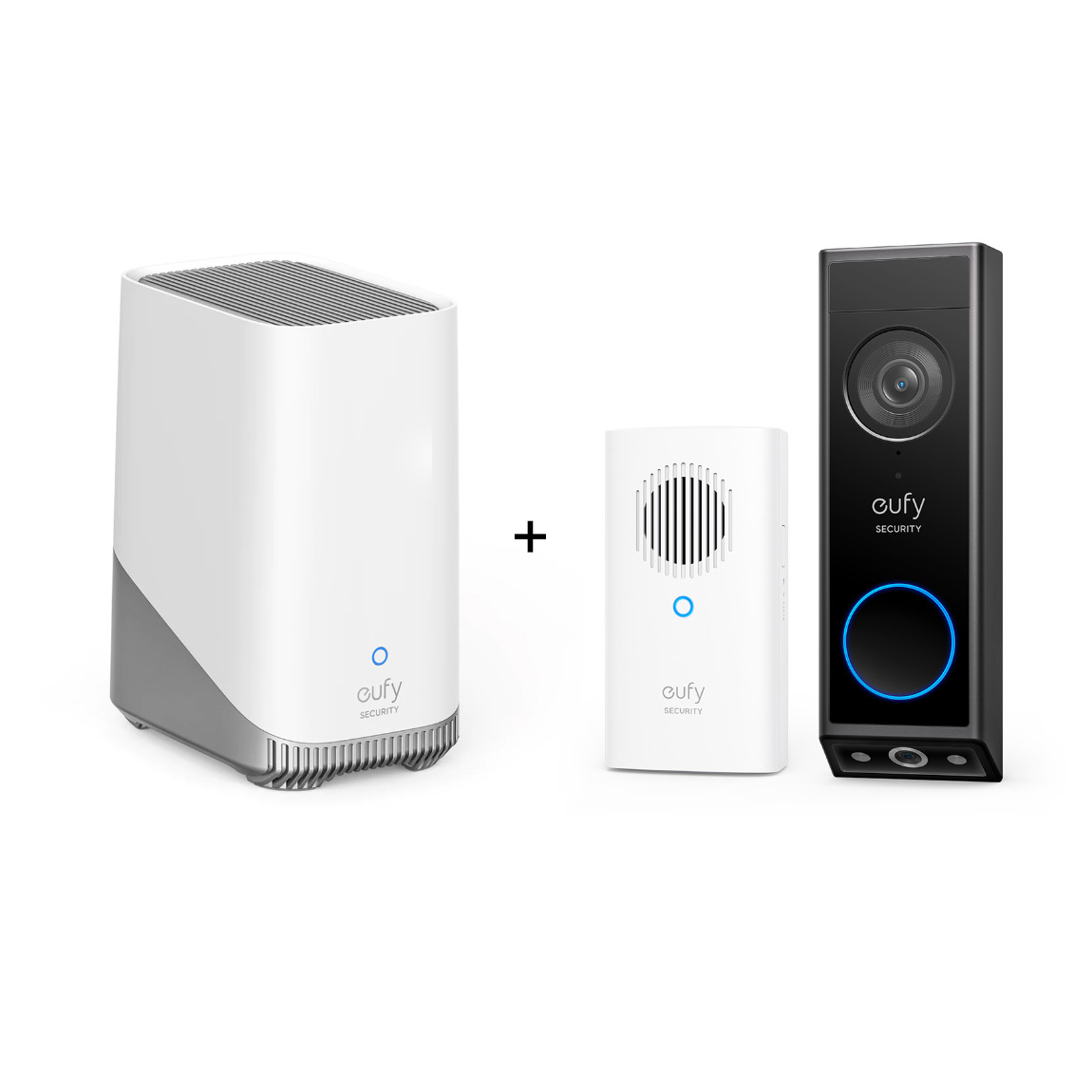 eufy Starter Set - mit HomeBase 3 + Video Doorbell E340 mit Chime