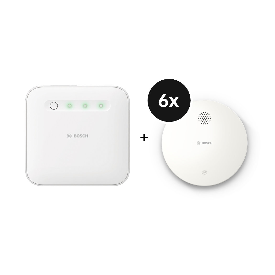 Bosch Smart Home - Starter Set Brandschutz mit 6 Rauchwarnmelder (Gen. 2)