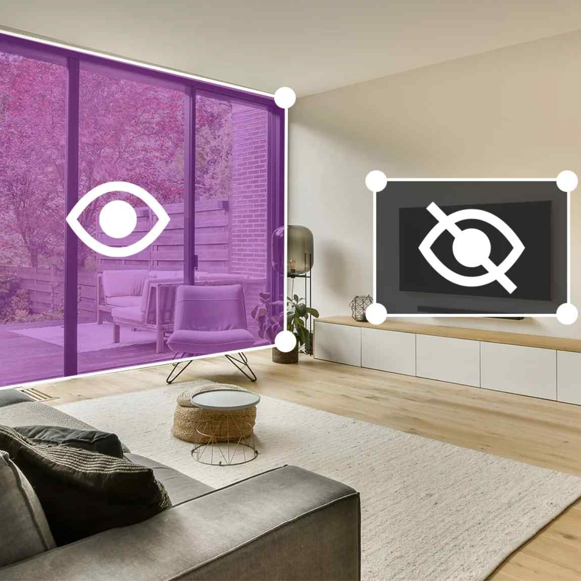 Thumbnail - Arlo Essential 3 2K Indoor-Kamera - 2er-Set - Weiß