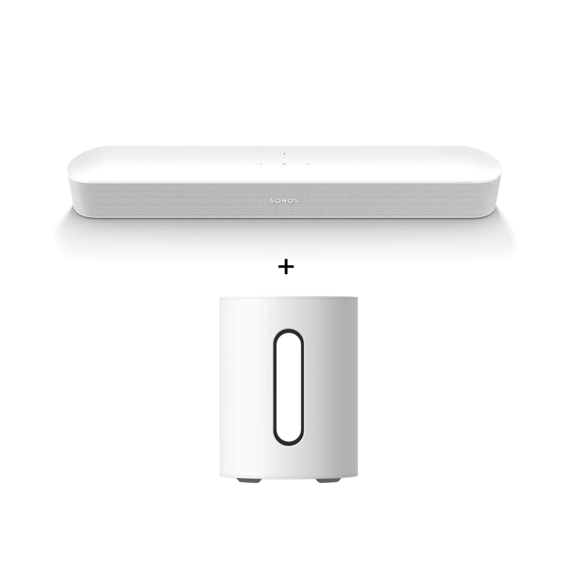 Sonos Beam (2. Gen.) und Sub Mini - Weiß