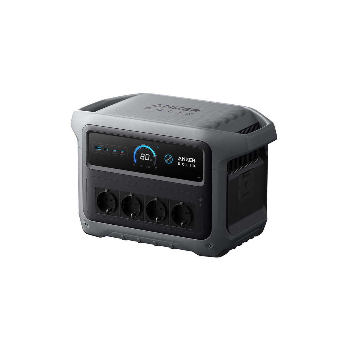 Anker SOLIX Set - mit tragbarer Powerstation C1000 (2. Gen.), 1.024Wh, 2.000W + Auto-Ladegerät — Foto 2 von 5