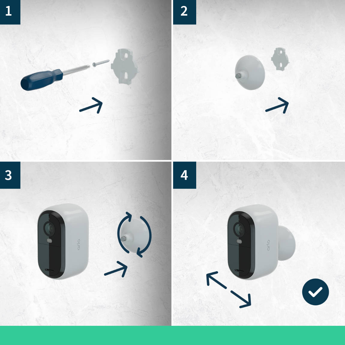 Thumbnail - Arlo Essential 2 XL 2K Außenkamera - 2er-Set - Weiß