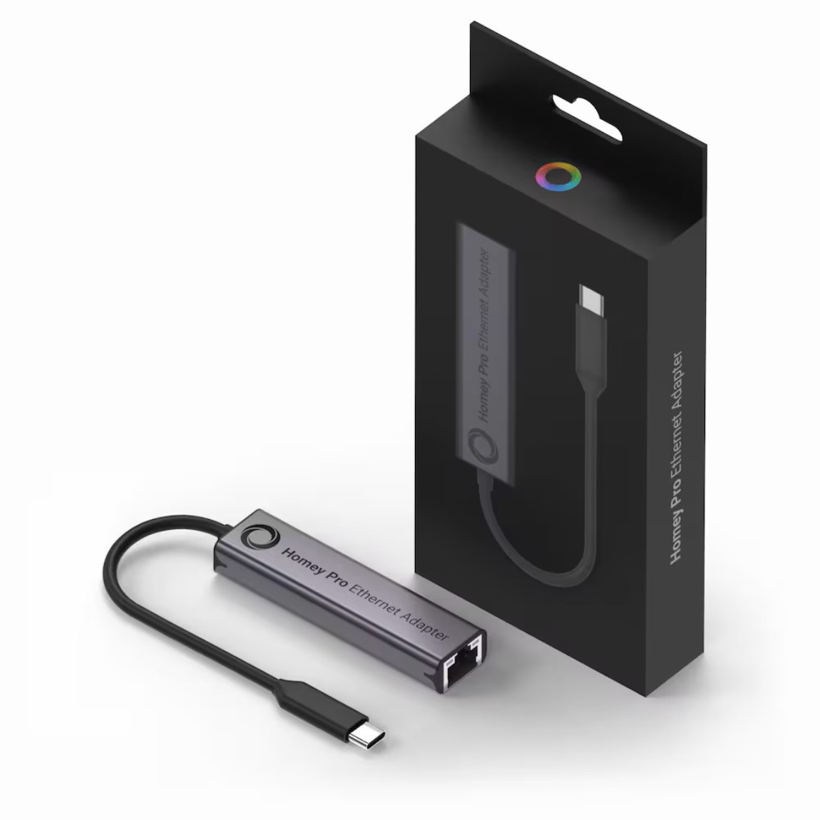 Thumbnail - Homey Ethernet-Adapter - USB-C zu LAN Adapter - Silber