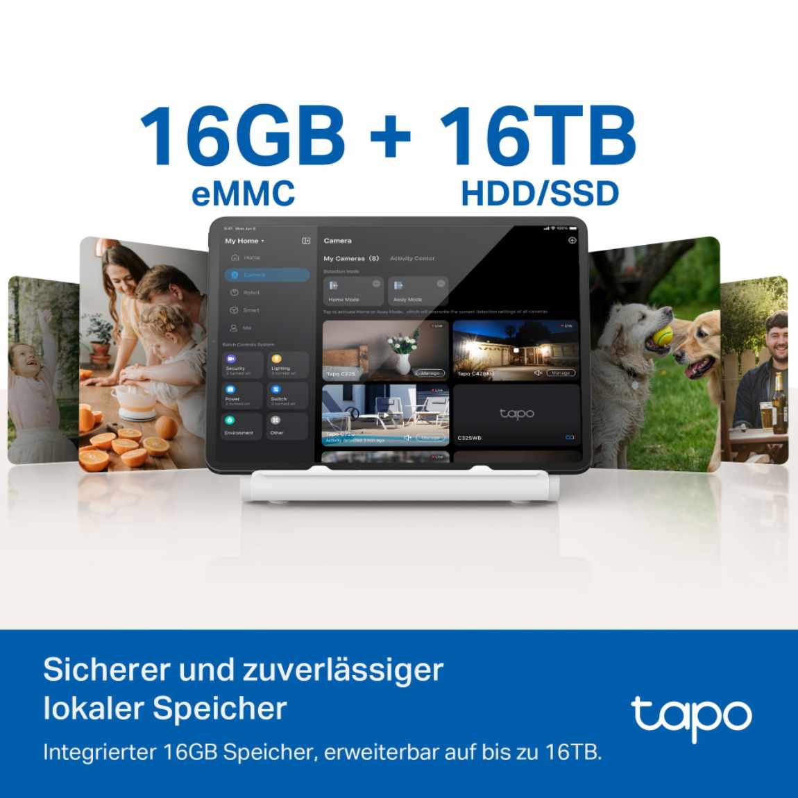 Thumbnail - TP-Link Tapo H500 - Smarte Homebase - Weiß