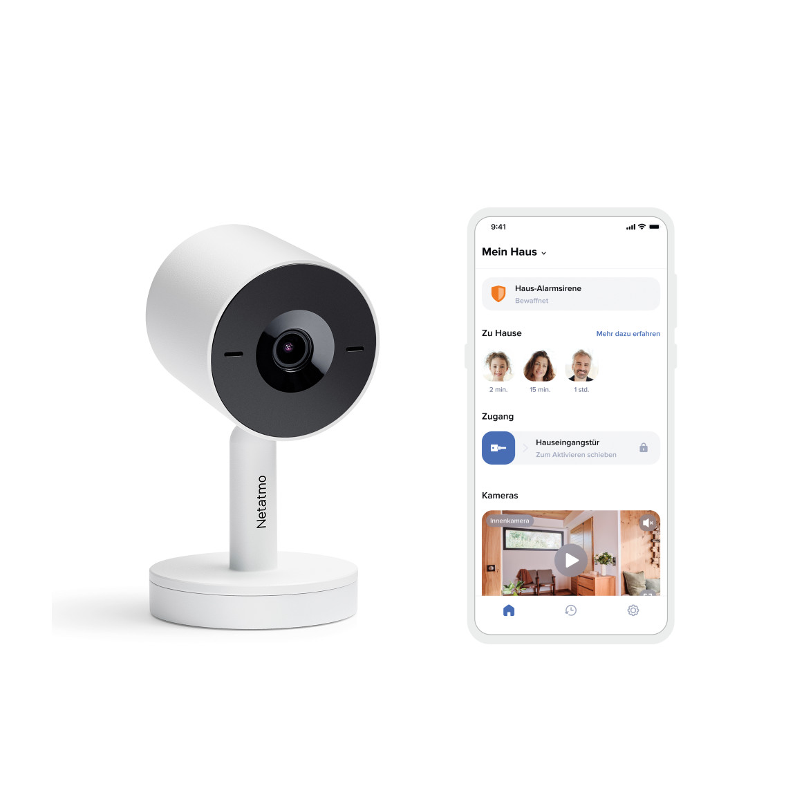 Thumbnail - Netatmo Indoor Camera Advance - 2K Innenkamera - Weiß