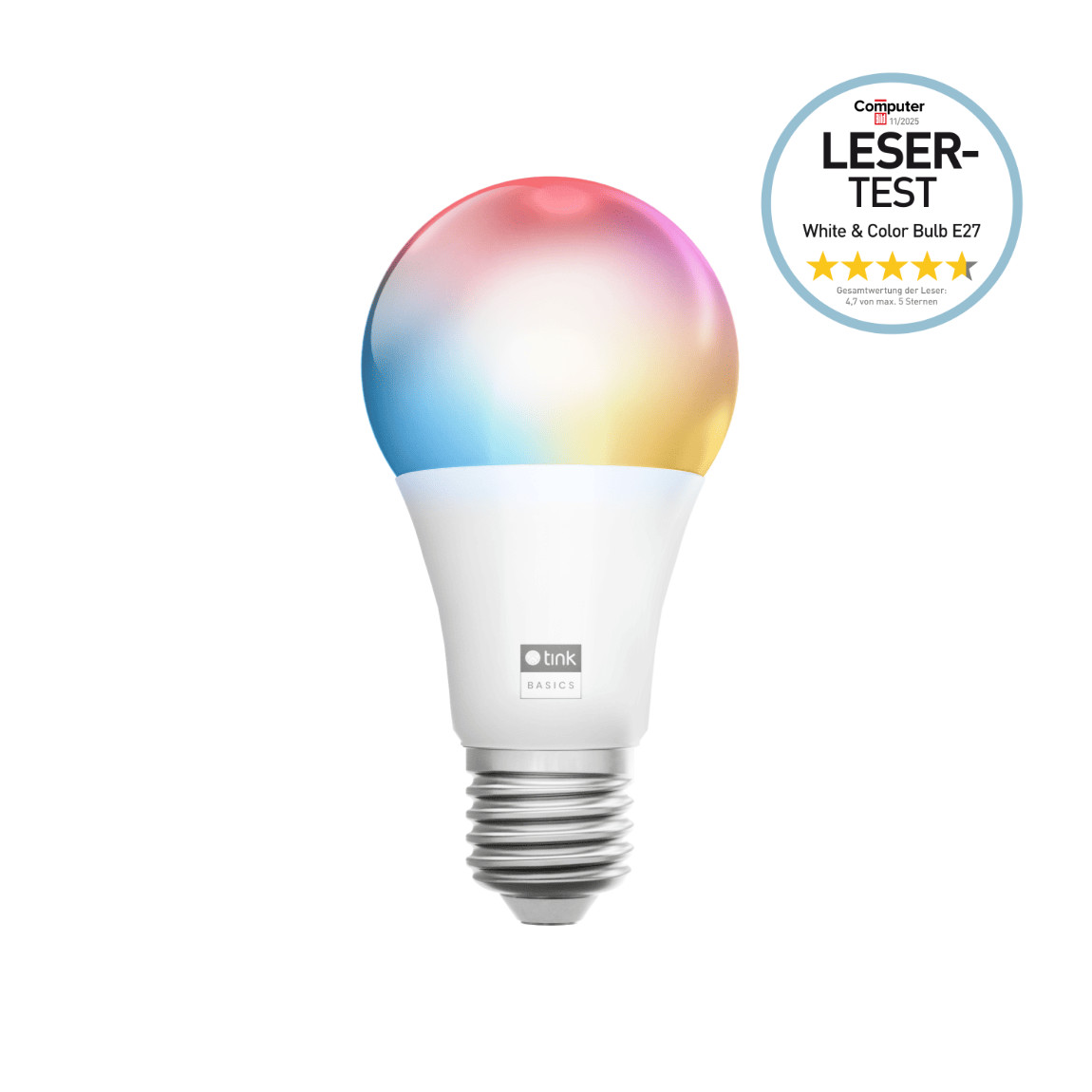 Thumbnail - tink Basics Set - mit Neon Light Strip + 4 White & Color E27 Bulb