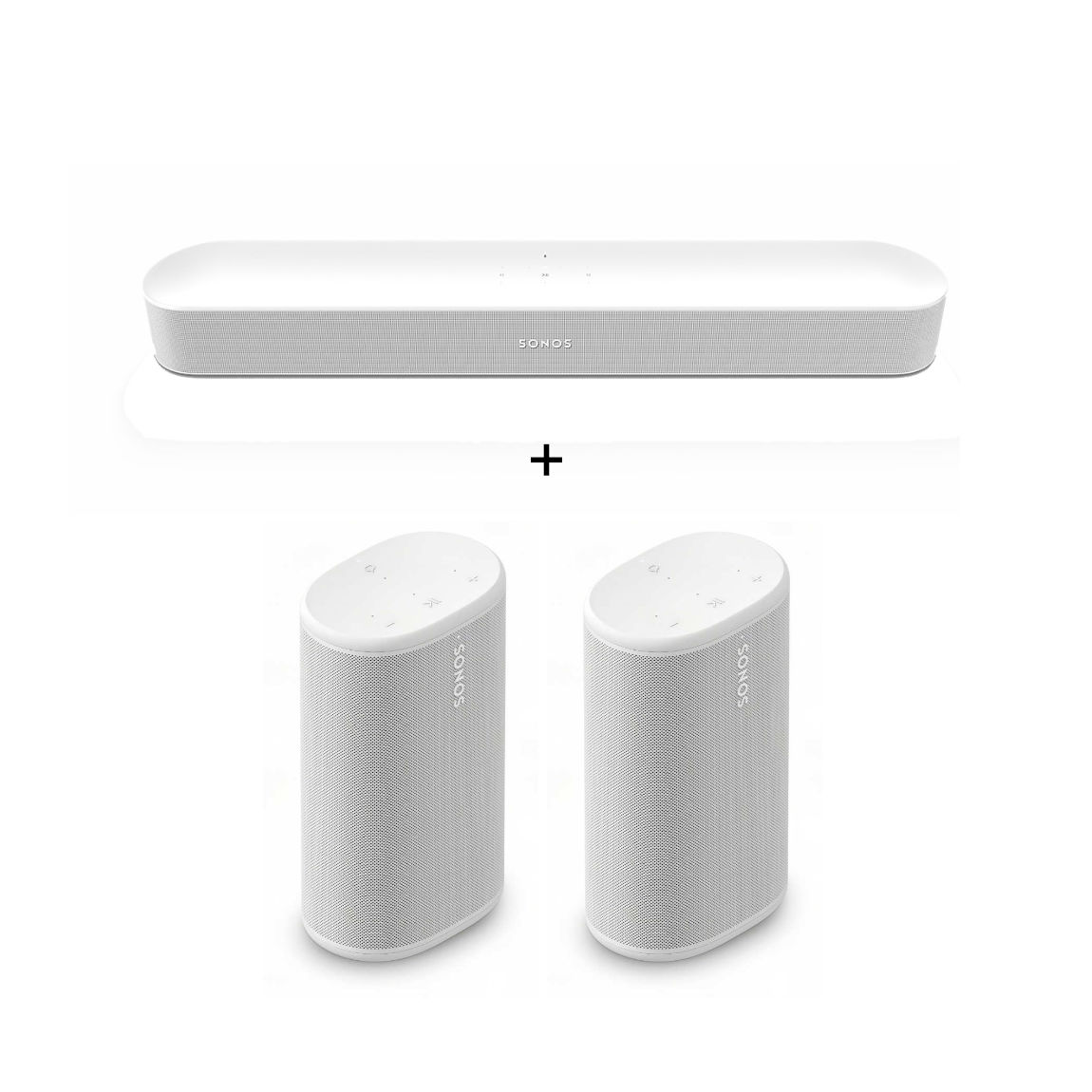 Sonos Stereo Set - mit 2 Era 100 und Wandhalterung Paar - Weiß - Image 30