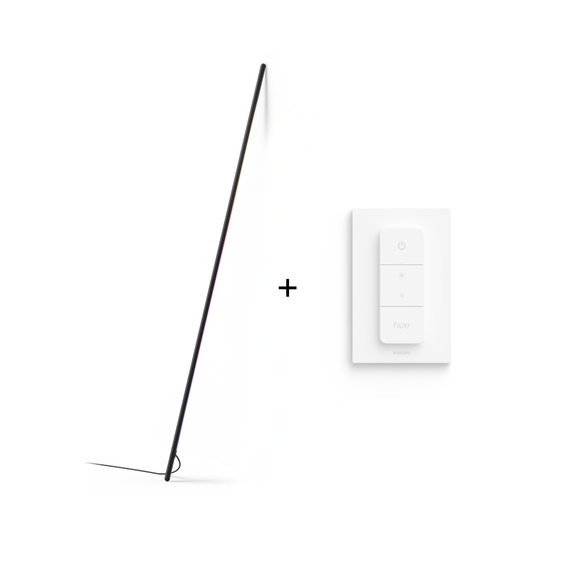 Philips Hue Set - Gradient Signe Pole Stehleuchte + Dimmschalter
