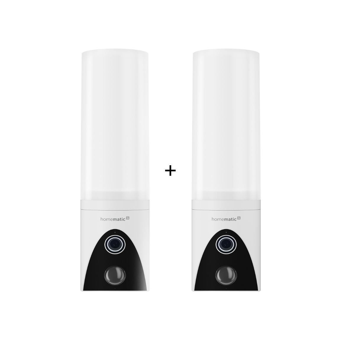 Homematic IP Außenlichtkamera - 4MP, WLAN mit Schwenkfunktion - 2er-Set