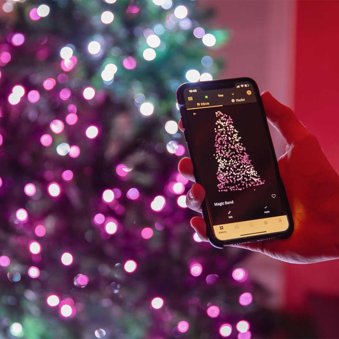 Thumbnail - Twinkly Strings - Smarte Lichterkette mit 400 LEDs RGBW - Schwarz