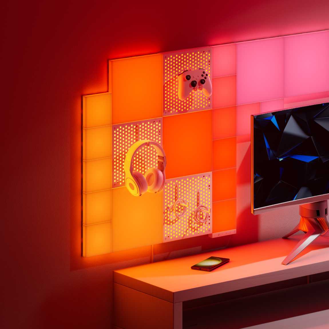 Thumbnail - Nanoleaf Blocks Combo Starter Kit - 10er-Set - Weiß