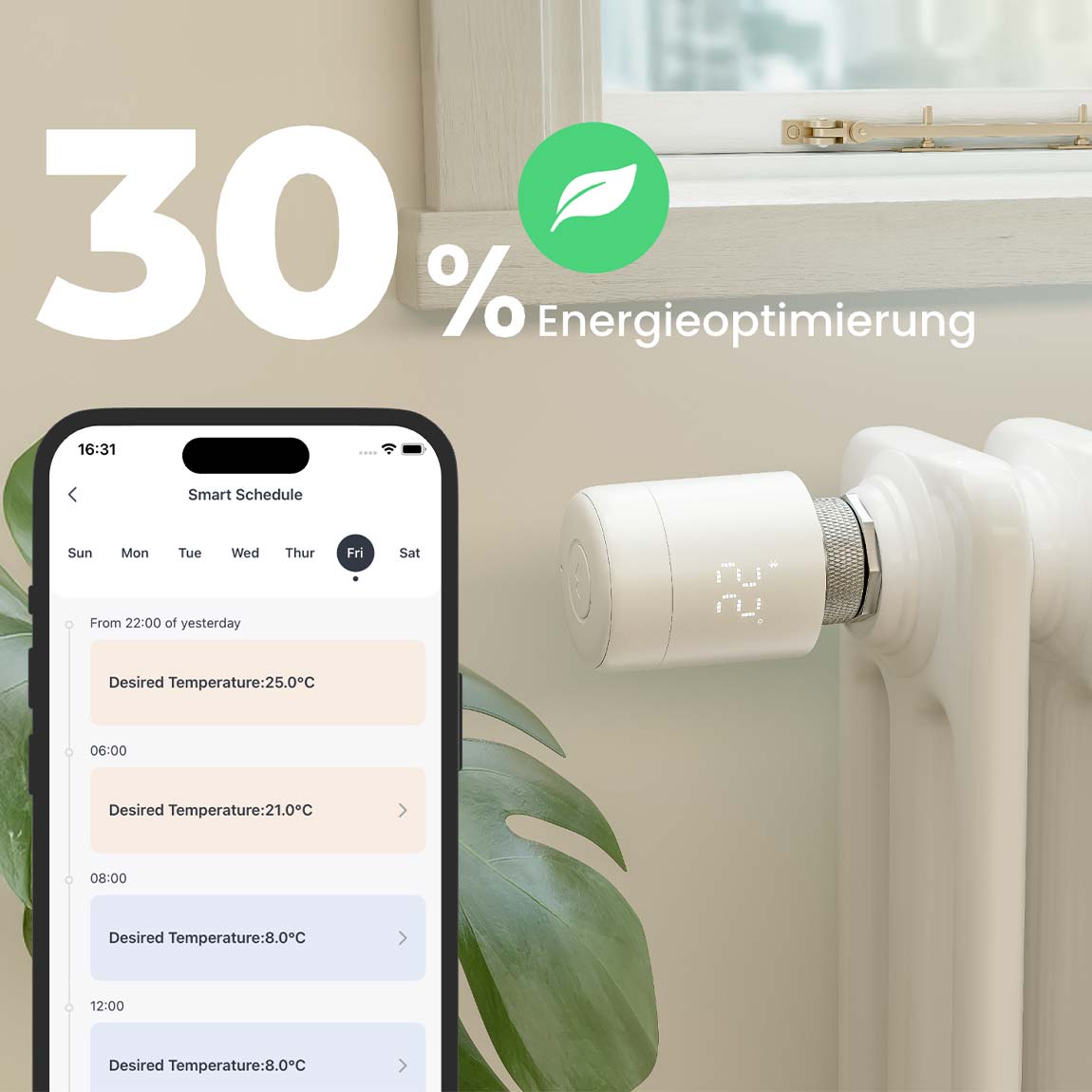 SwitchBot Smartes Heizkörperthermostat - 6er-Set