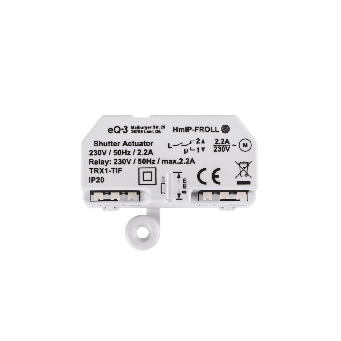 Homematic IP Rollladenaktor – Unterputz - 5er-Set