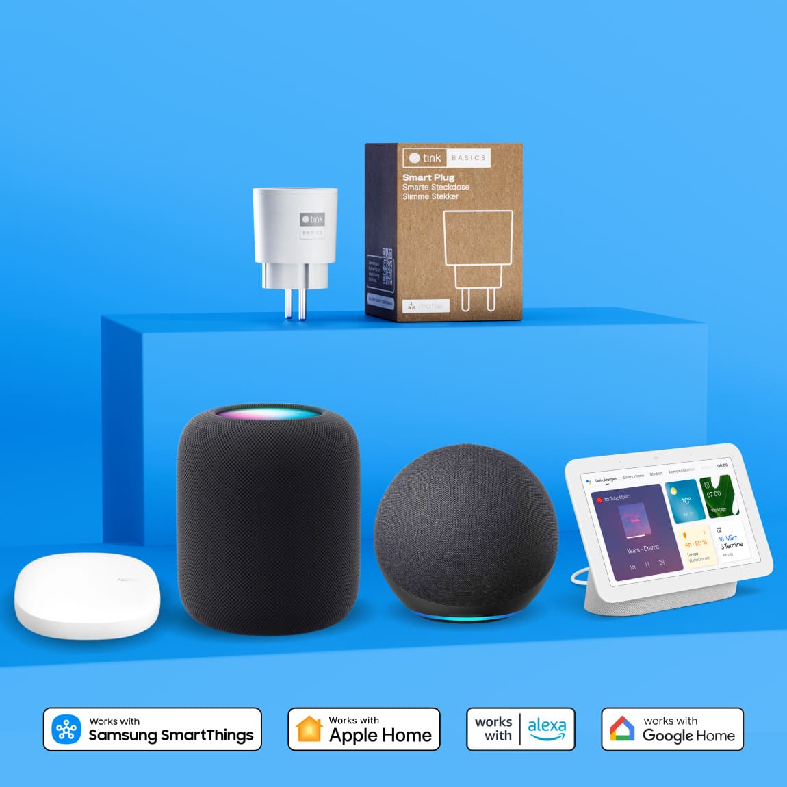 tink Basics Smart Plug mit Matter - 3er-Set