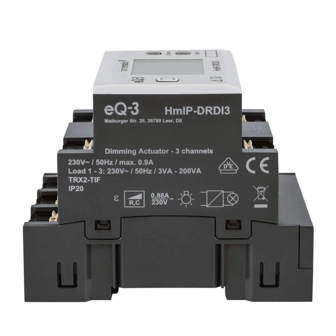 Thumbnail - Homematic IP Dimmaktor für Hutschienenmontage – 3-fach - Weiß