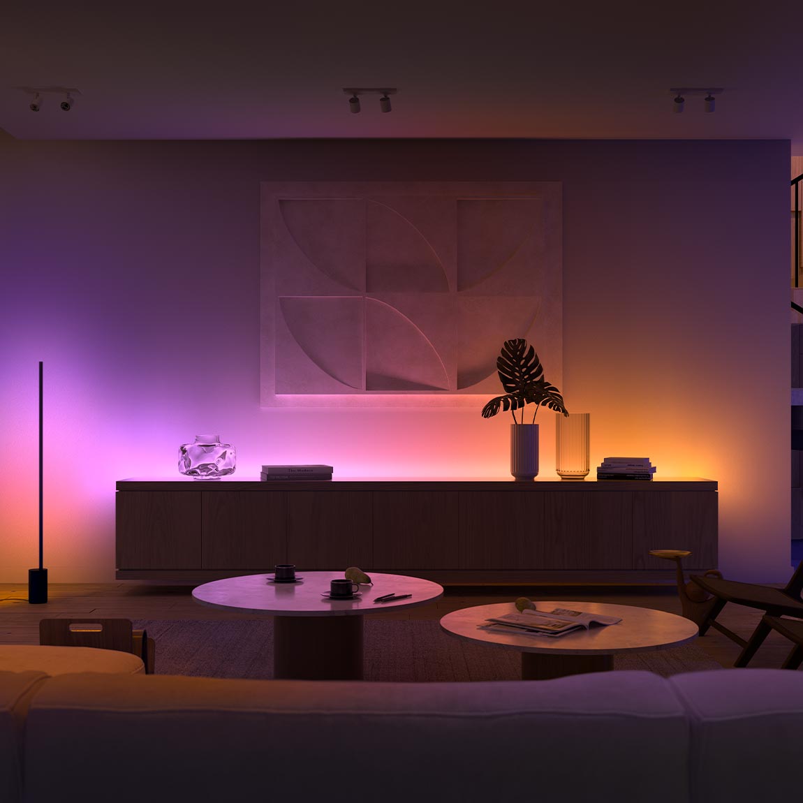 Thumbnail - Philips Hue Gradient Ambience Lightstrip 2m + Erweiterung 1m + Bridge