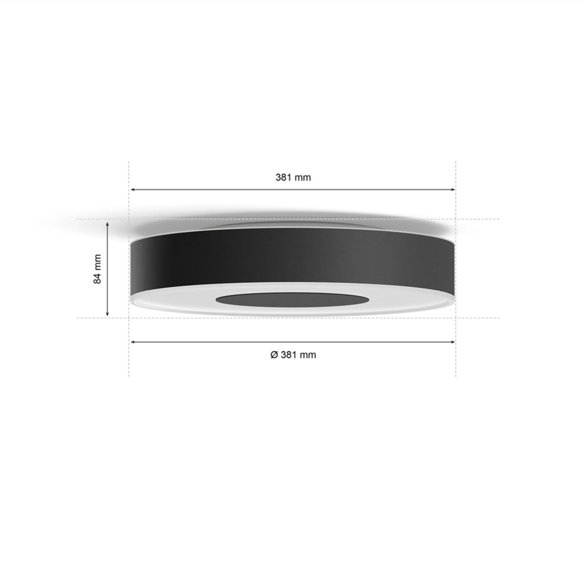 Thumbnail - Philips Hue White & Color Ambiance Infuse Deckenleuchte M 2350lm + Gratis Hue Bridge