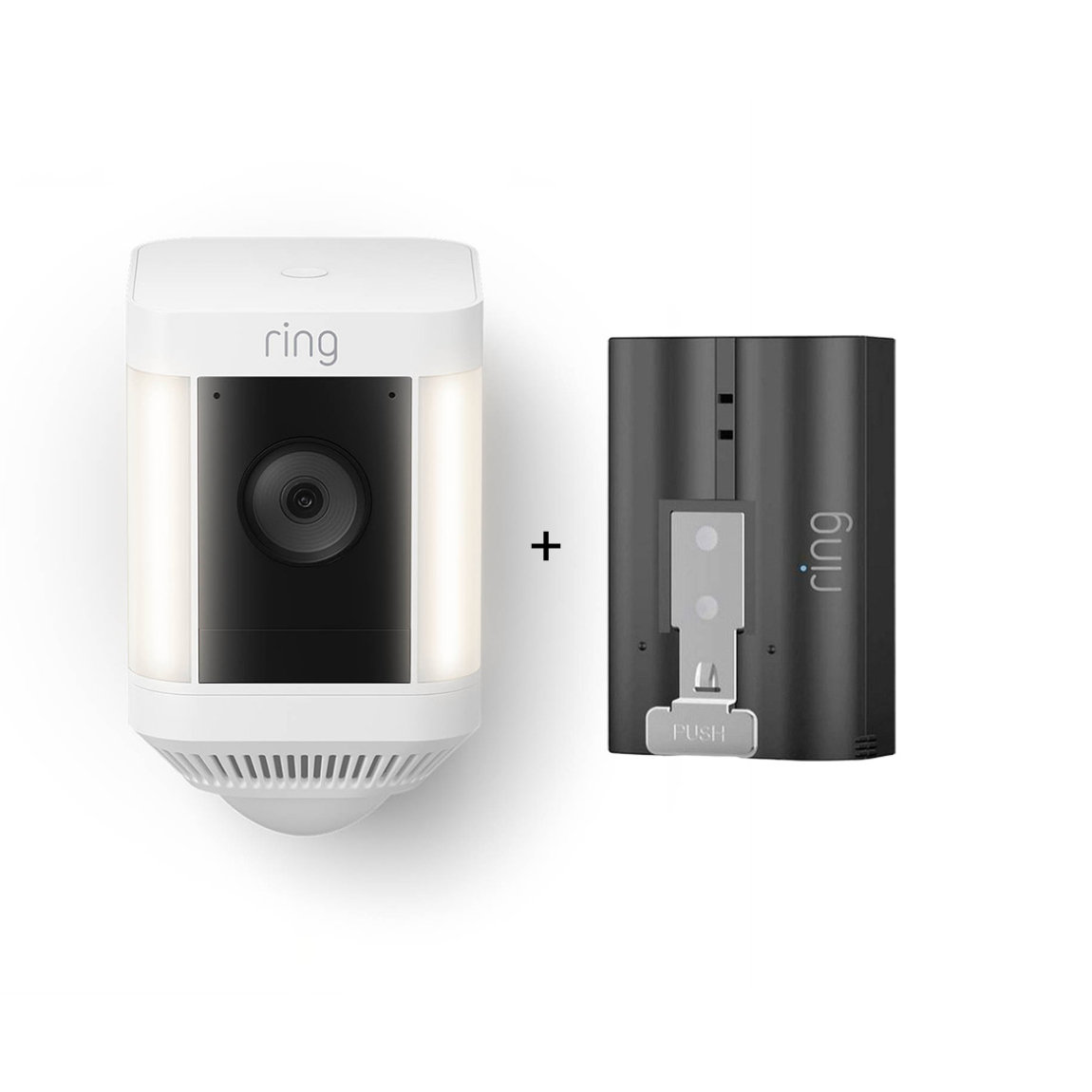 Ring Spotlight Cam Plus Battery + Quick Release Battery