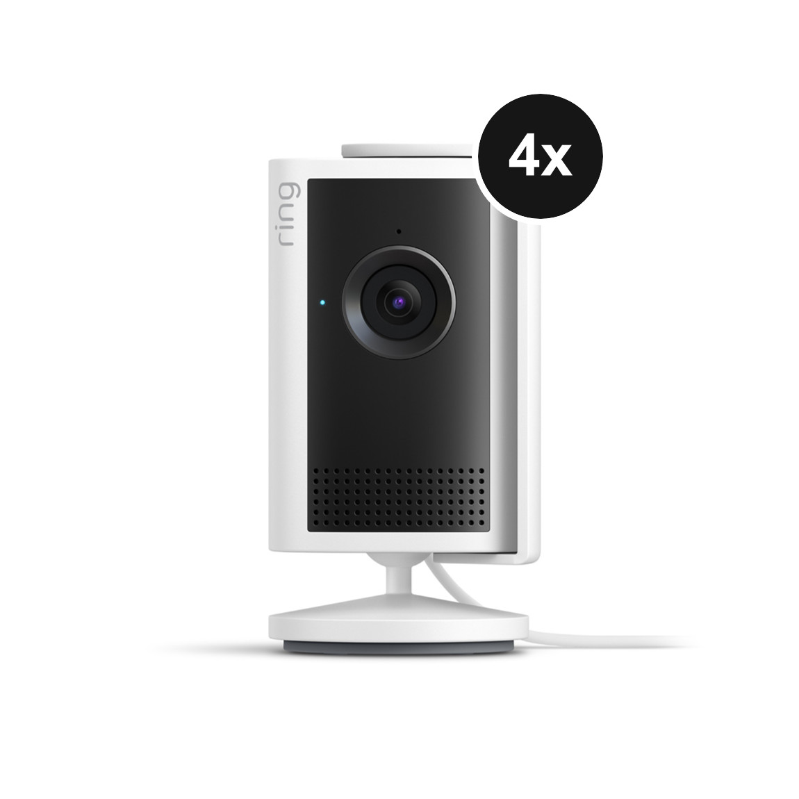 Ring Indoor Cam Plus - 2K-Innenkamera - 4er-Set