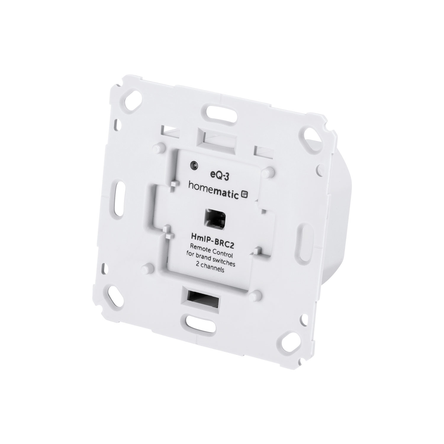 Homematic IP Wandtaster für Markenschalter 2-fach - Weiß