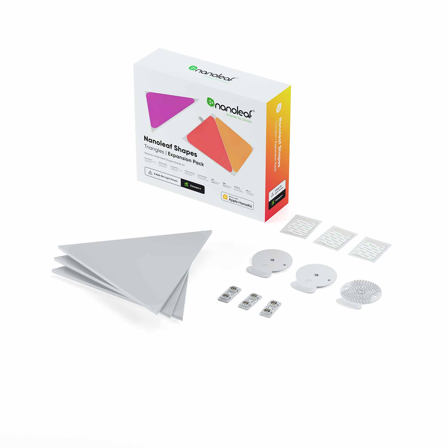 Nanoleaf Shapes Triangles Erweiterung - 3er-Pack - Weiß