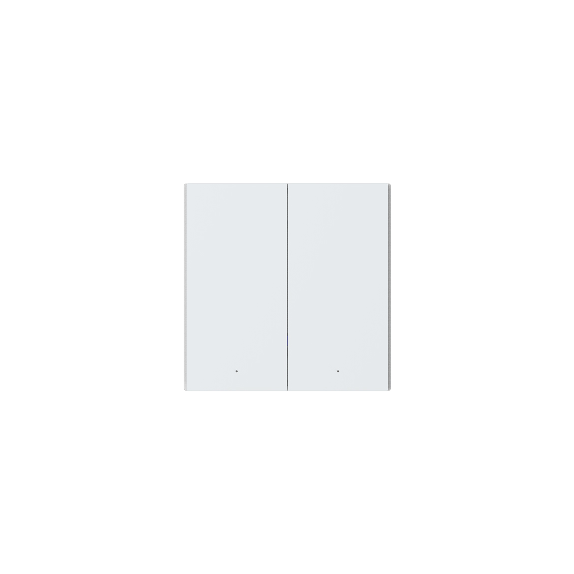 Aqara Smart Wall Switch H1 (mit Neutralleiter) - Smarter Doppelschalter - Weiß