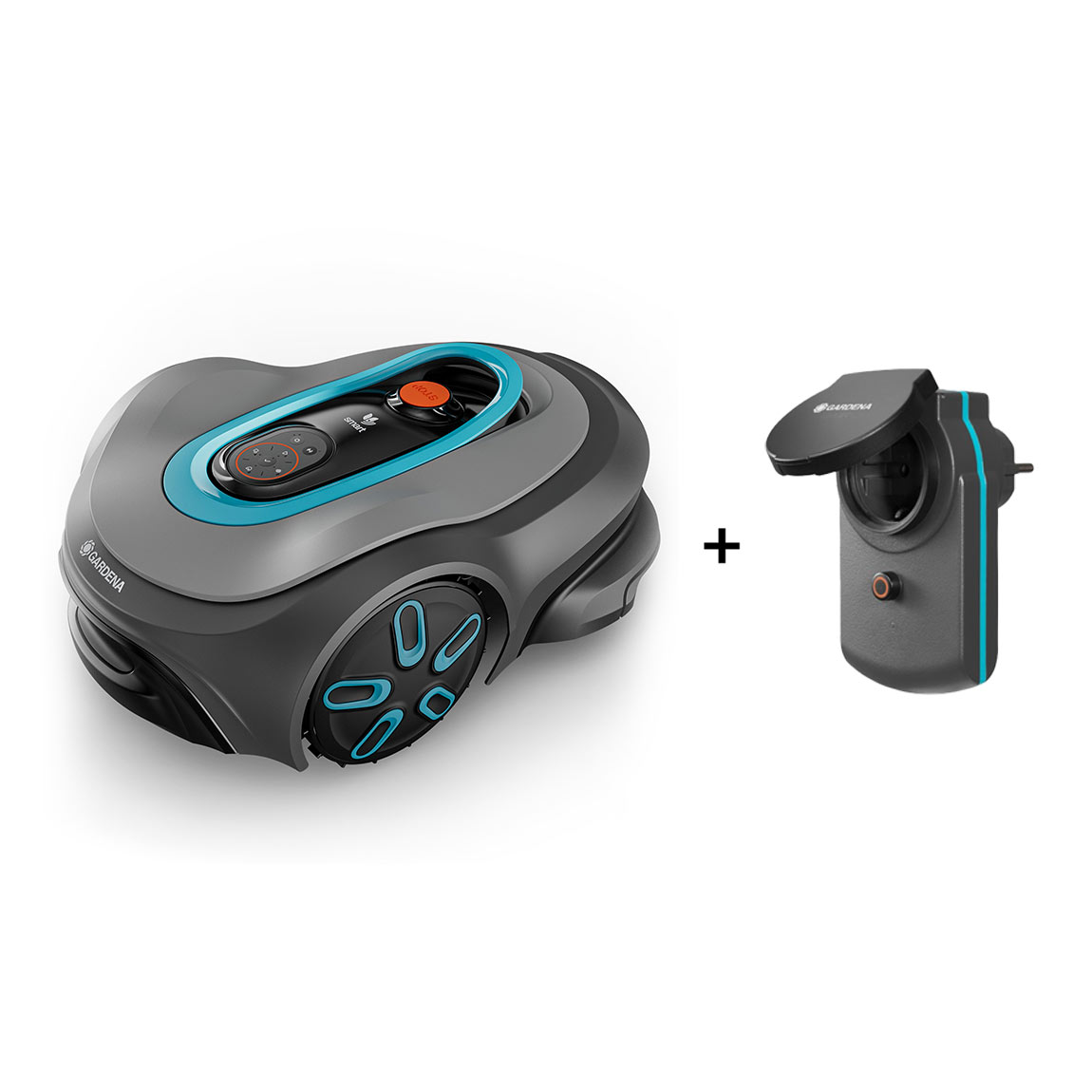 Gardena Mähroboter smart SILENO pro 600 m² + gratis Zwischenstecker
