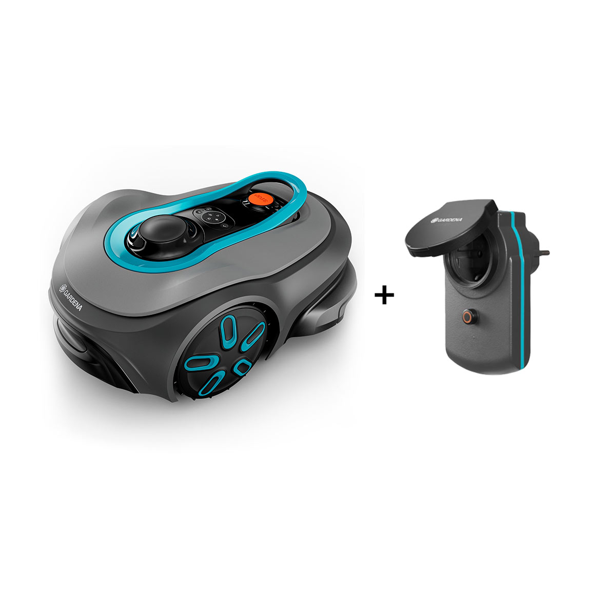 Gardena Mähroboter smart SILENO free 1.200 m² Set - Grau