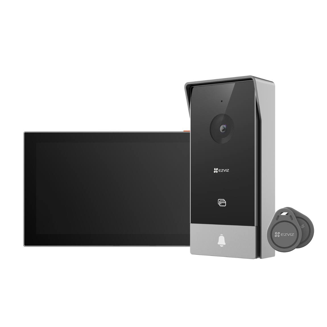 EZVIZ HP5 - Video-T&uuml;rklingel Video-T&uuml;rklingel inkl. 7-Zoll-Touchscreen-Display - Schwarz