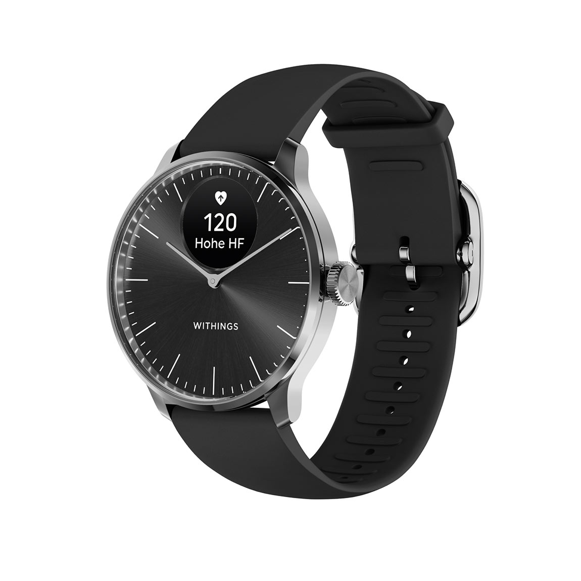 Withings ScanWatch Light - Hybrid Smartwatch f&uuml;r t&auml;gliches Gesundheitstracking mit 37 mm Armband