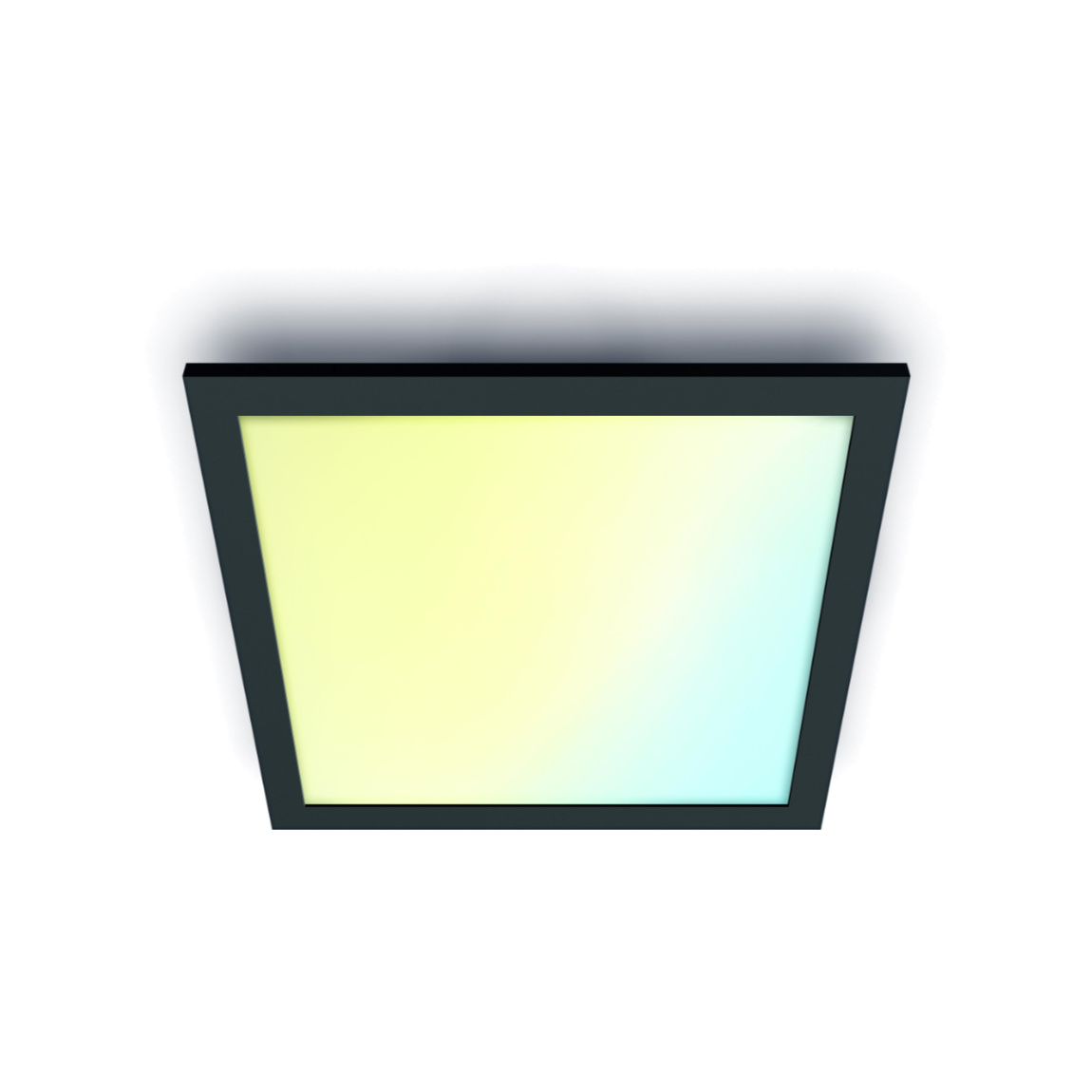 WiZ Panel Deckenleuchte Tunable White Quadratisch 3400lm - Schwarz