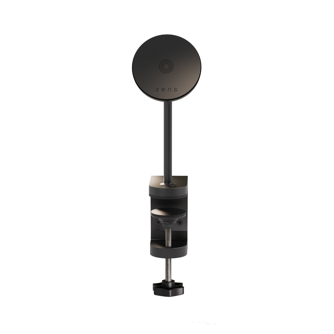 Zens Office Wireless Charger Mount Pro 2 - Ladestation mit Tischklemme (Qi2) - Schwarz