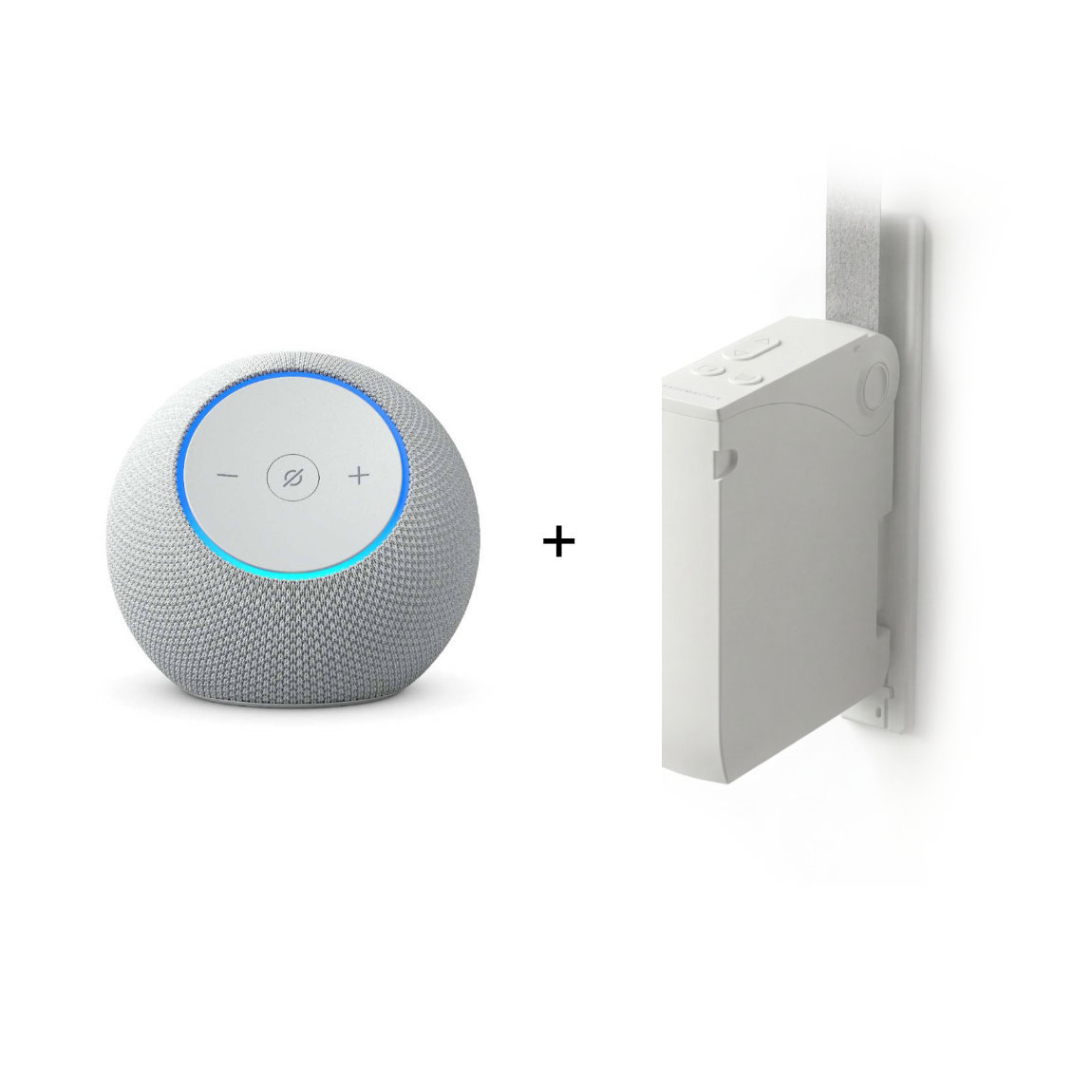 Amazon Starter Set Rollladensteuerung - mit Echo Dot Max (neueste Gen.) + Rademacher Universal Gurtwickler smart - für Unter-/Aufputz