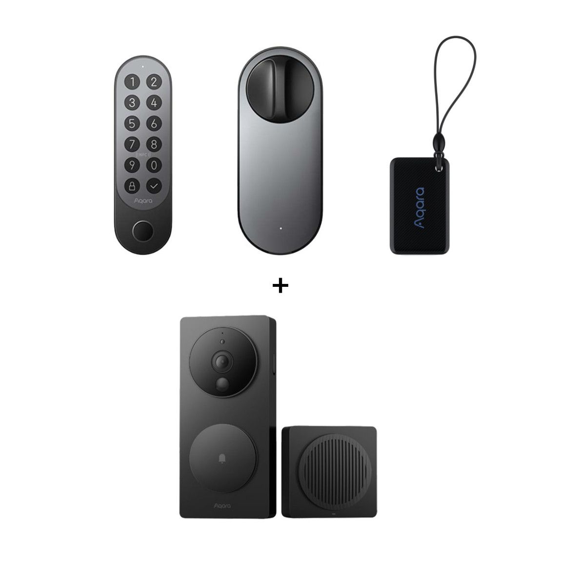 Aqara Smart Lock U200 Kit + Smart Video Doorbell G4