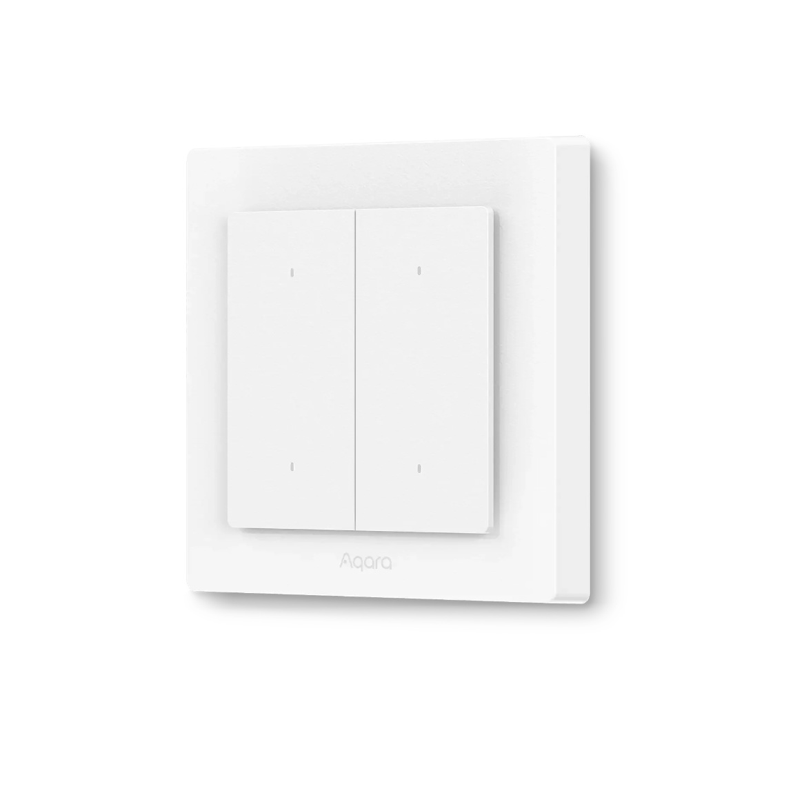 Aqara Light Switch H2 (2 Buttons, 1 Channel) - Weiß
