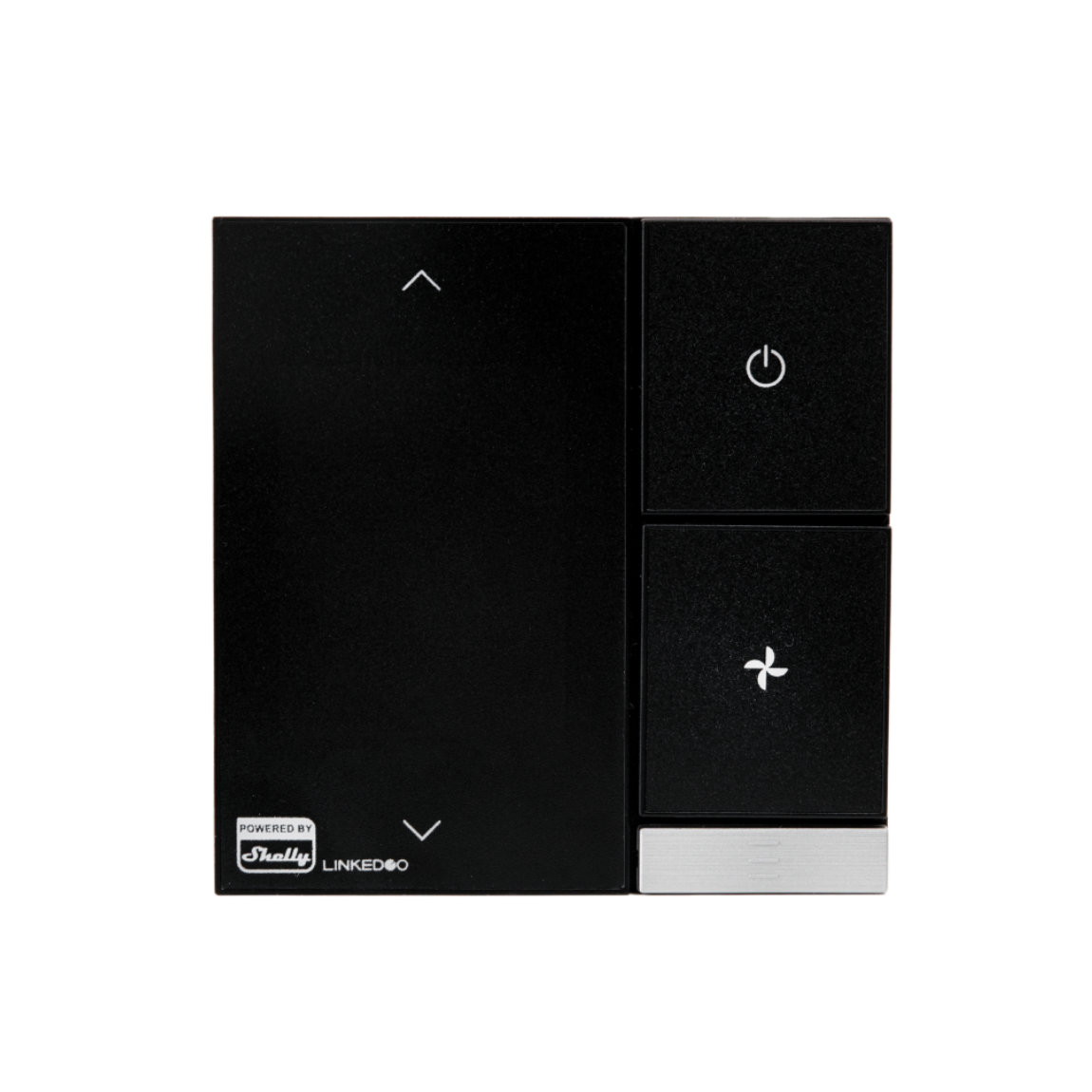 LinkedGo Smart HVAC Thermostat - powered by Shelly - Schwarz (+12 Monate GRATIS Shelly Premium)